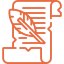 History icon orange
