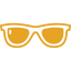 Sunglasses icon gold