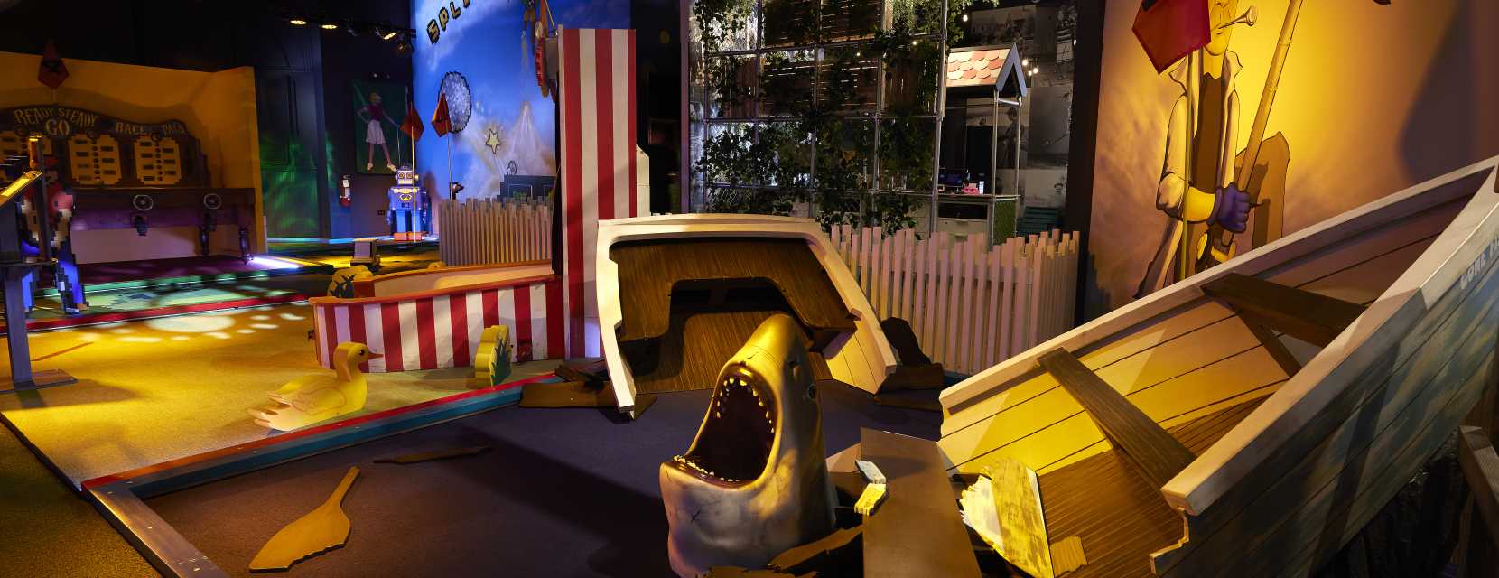 Holey Moley miniature golf in Denver, Colorado.