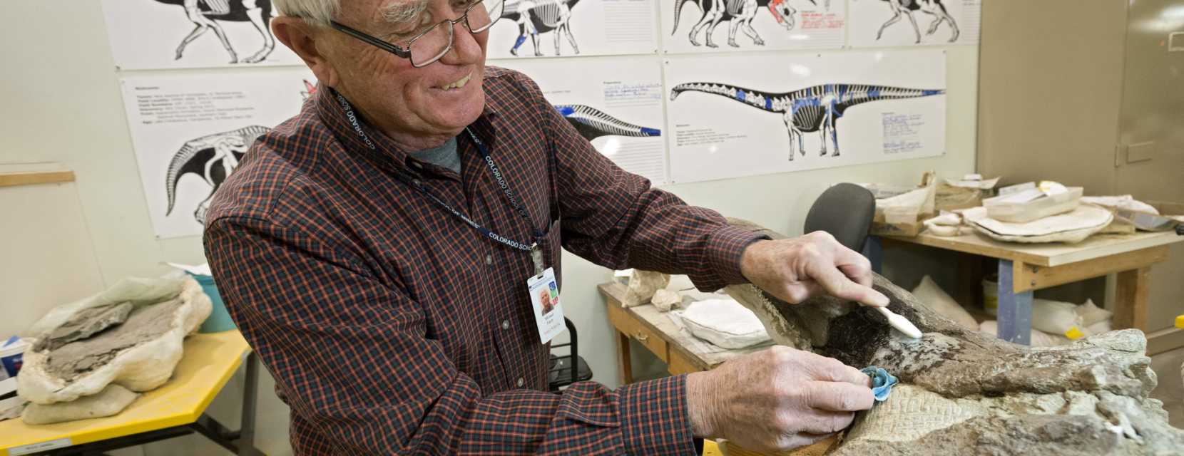 Denver Museum of Nature & Science's fossil prep lab