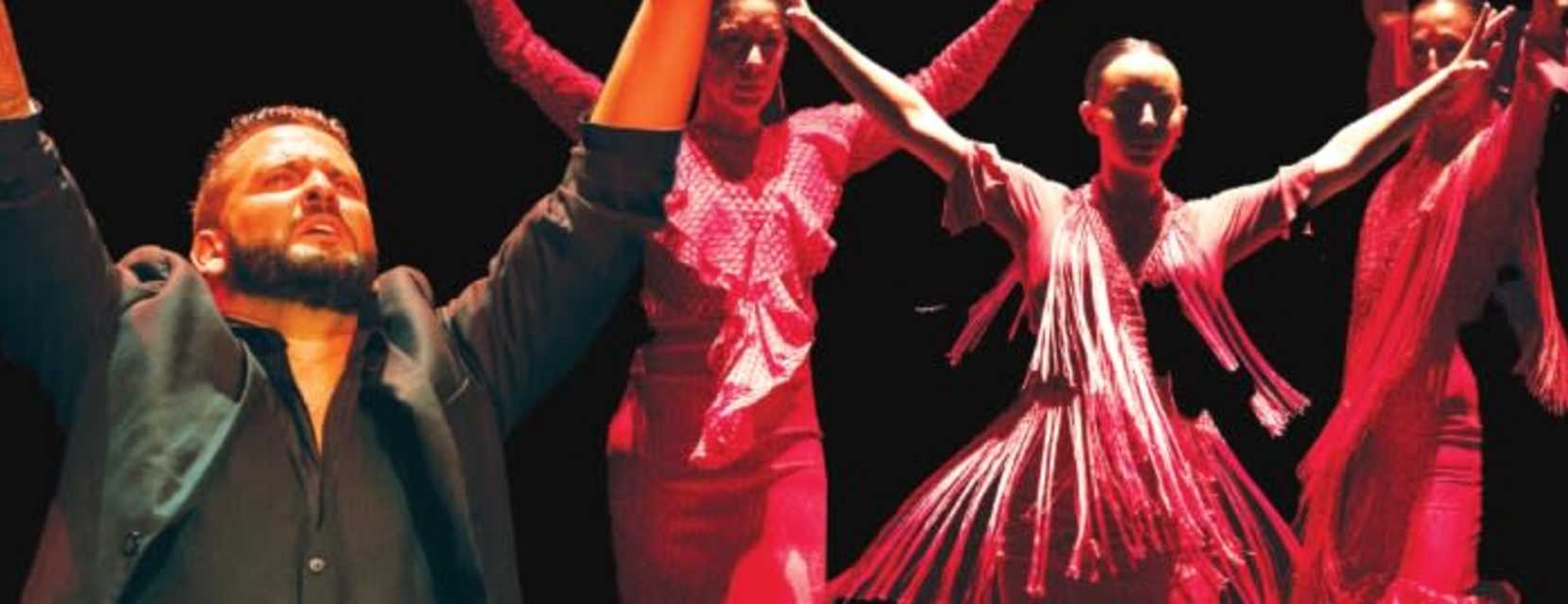 Flamenco dancers perform in Denver, Colorado.