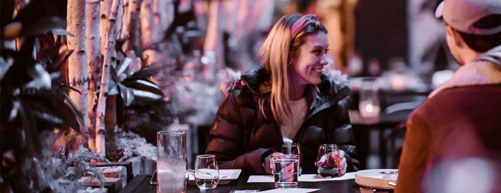 Winter dining at Dairy Block