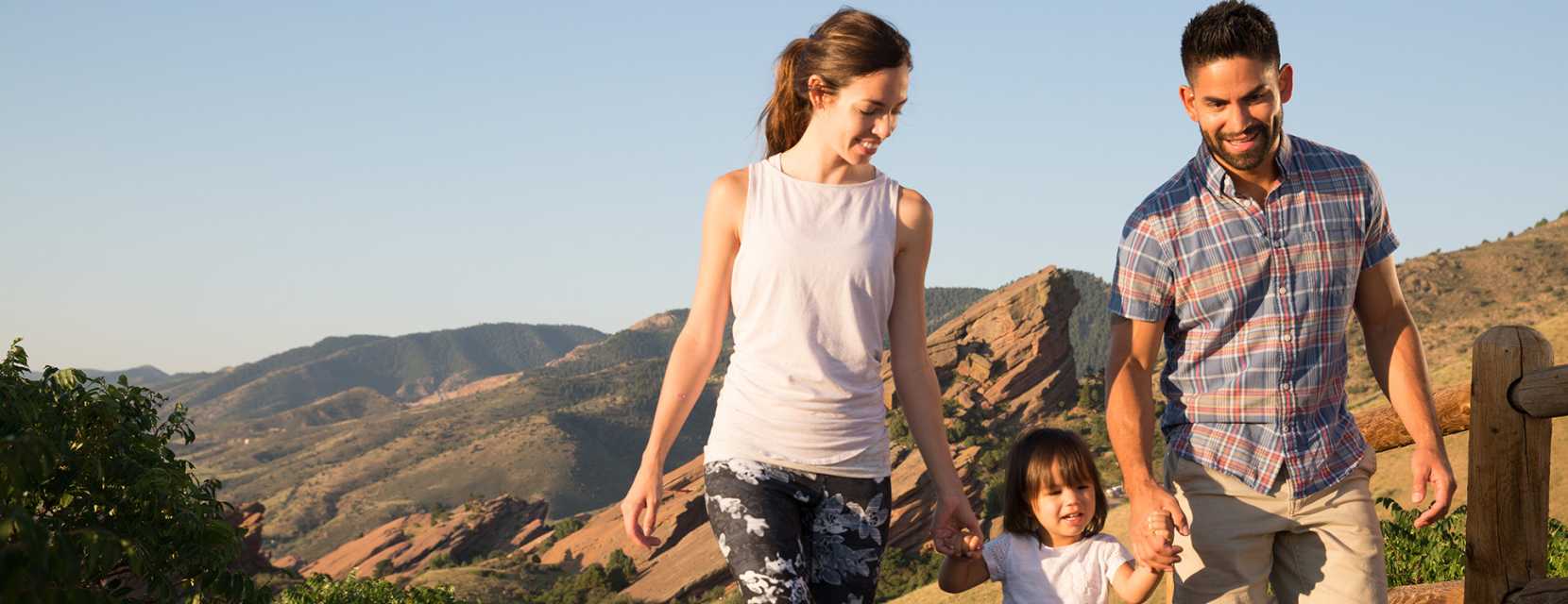 Red Rocks family hiking