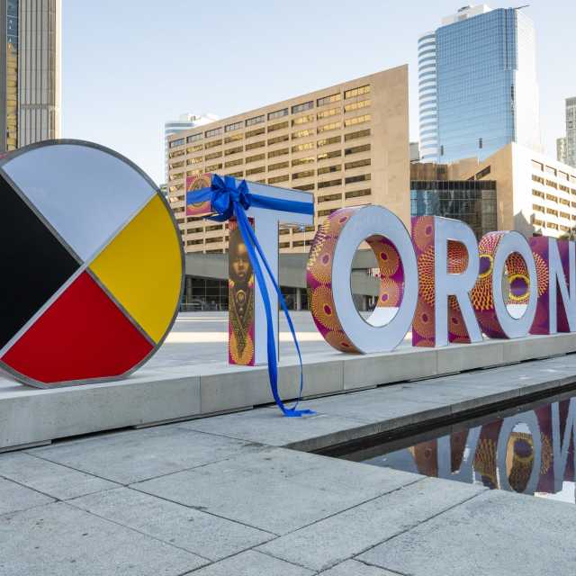 Toronto Sign - medicine wheel