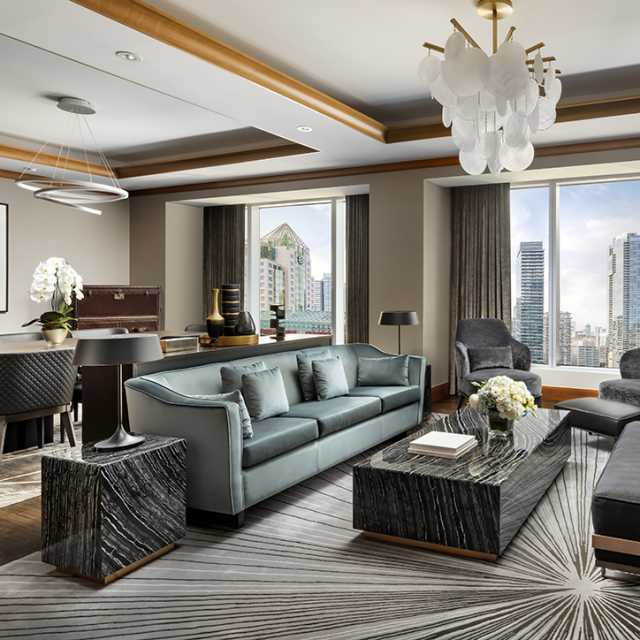 A photo of the Cannes Film Festival by Caitlin Cronenberg in the Ritz-Carlton’s Wellington Suite