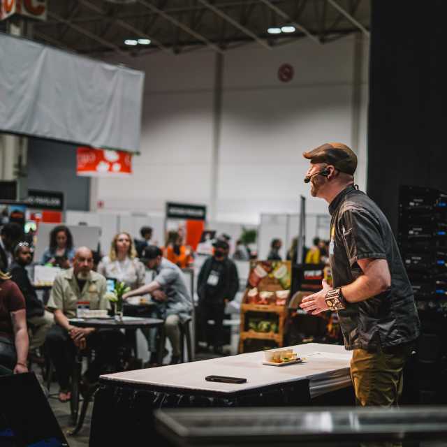 Chef demonstration during the RC Show trade even