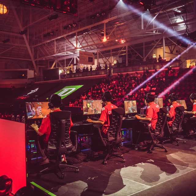 Esports Competitors at Play