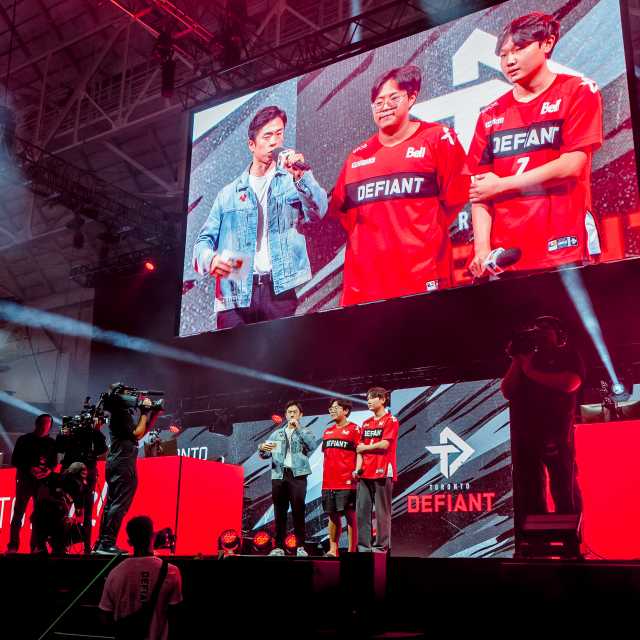 Esports Stage with participants