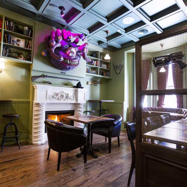 Themed room at Storm Crow Manor restaurant