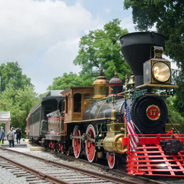 Steam engine at Hanover Junction