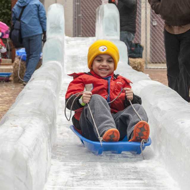 FestiveIce ice slide