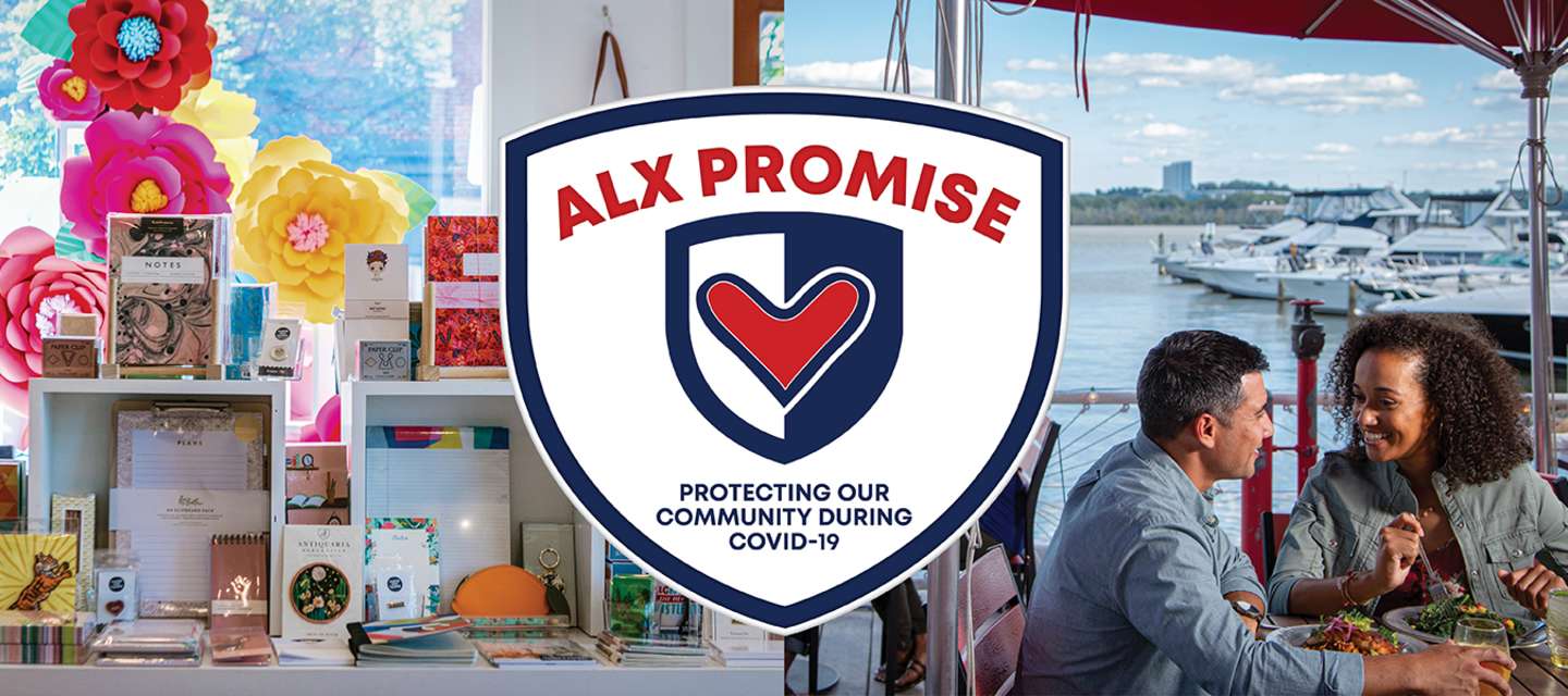 Alexandria Protecting Against Covid-19 Promise Banner