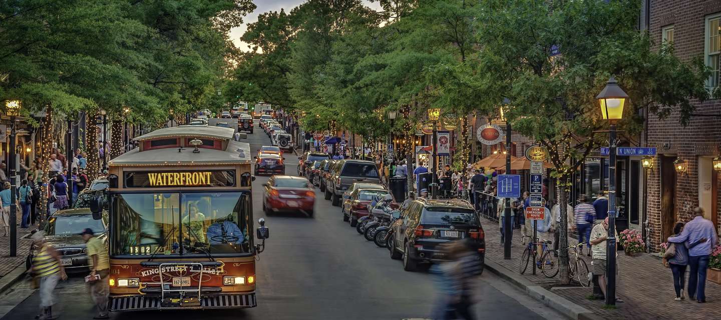 The King Street Trolley In Alexandria, VA