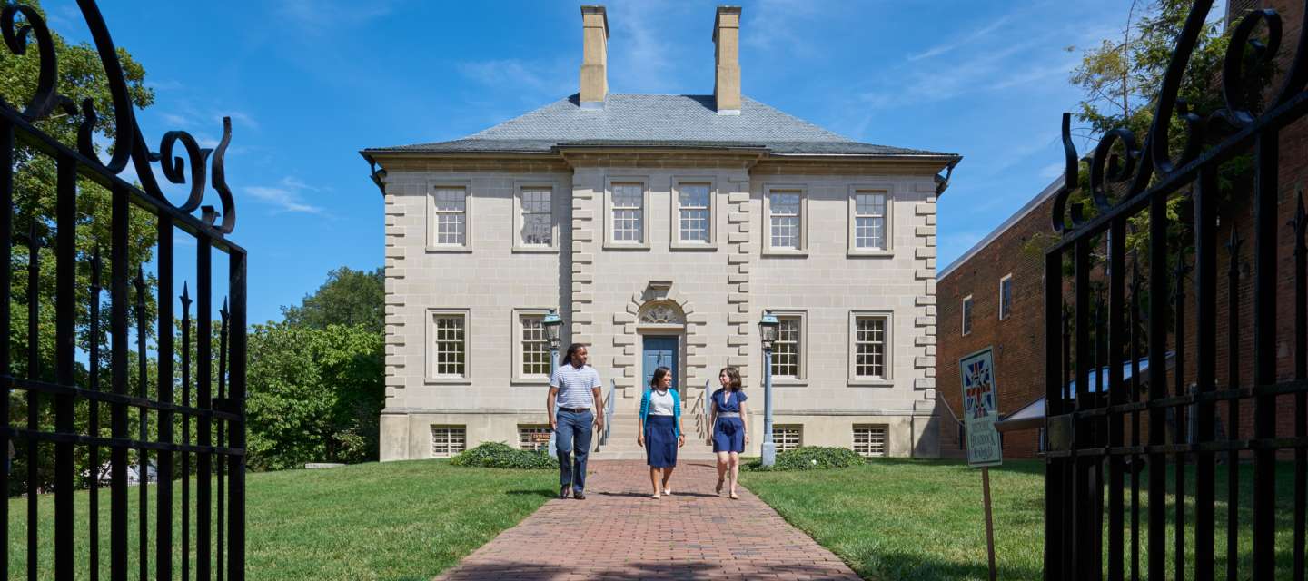 Family In front Of Museum