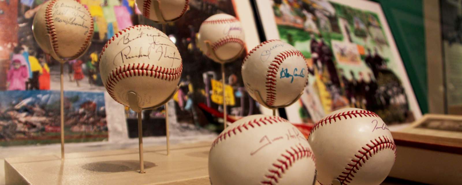 Autographed baseballs
