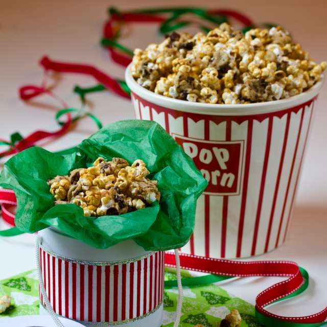 Caramel Chocolate Chip Cookie Popcorn Recipe