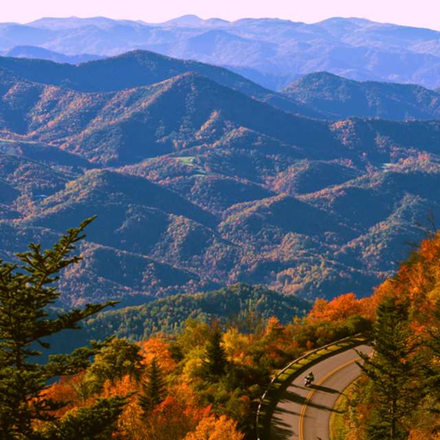 Scenic Fall Routes on a Motorcycle