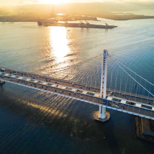 Bay Bridge aerial