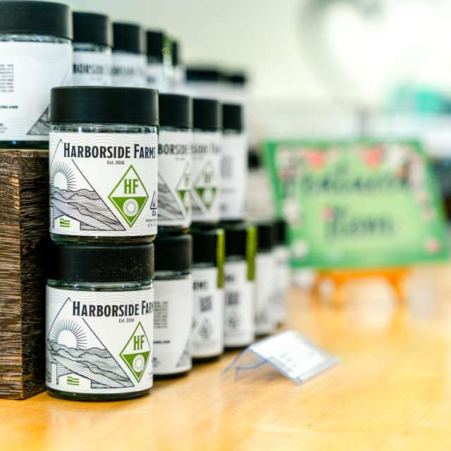 Products at Harborside Dispensary in Oakland California