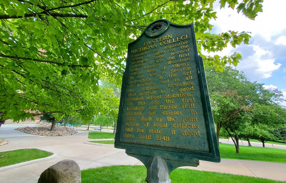 eastern michigan university plaque