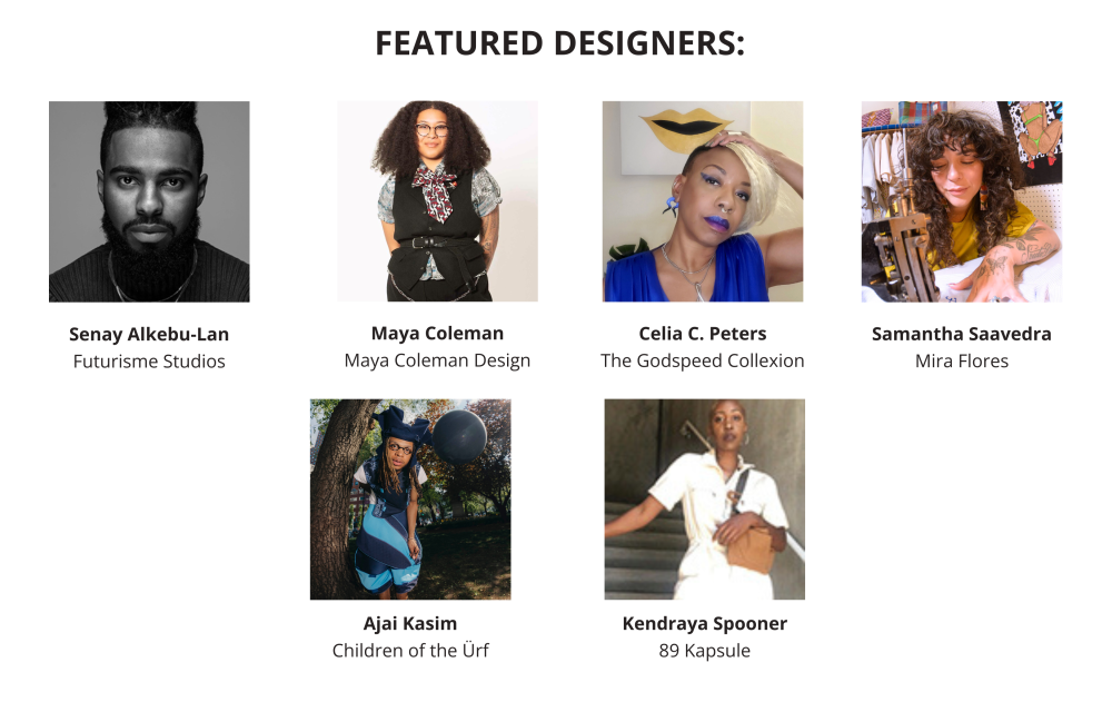 Featured designers for Fashion Forward