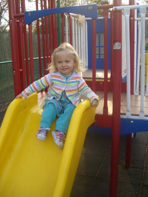 Jess at the playground