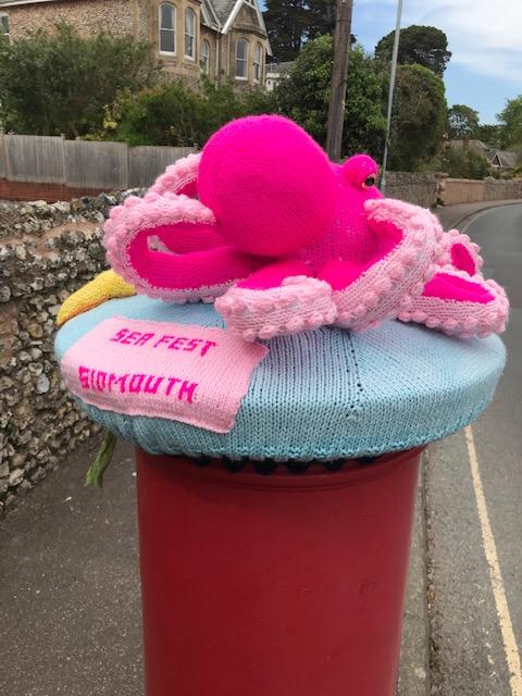 Sidmouth Sea Fest Postbox Toppers