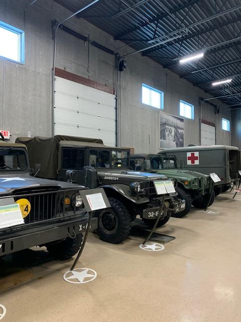 Military Veterans Museum Vehicle Exhibit