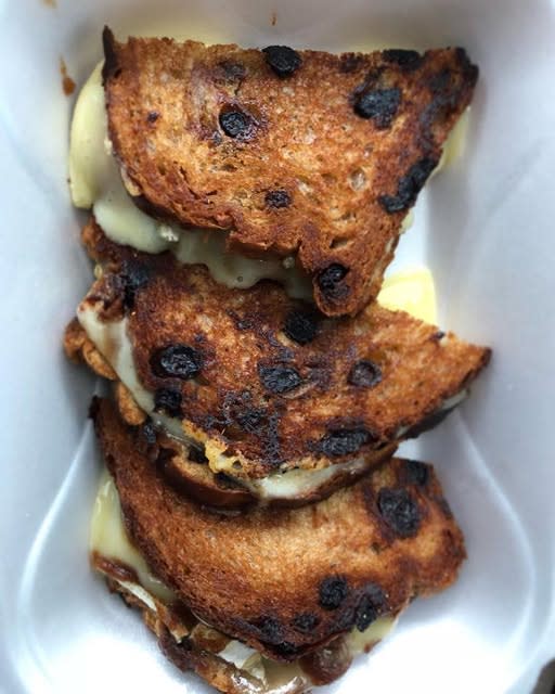 Leia grilled cheese sandwich from Lady Tron's