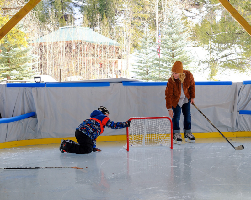 Ice Skating Arapaho Valley Ranch