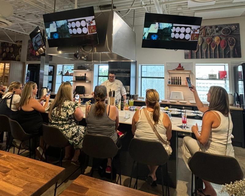 Clients on Summer 2024 FAM at Lakehouse Cooking School