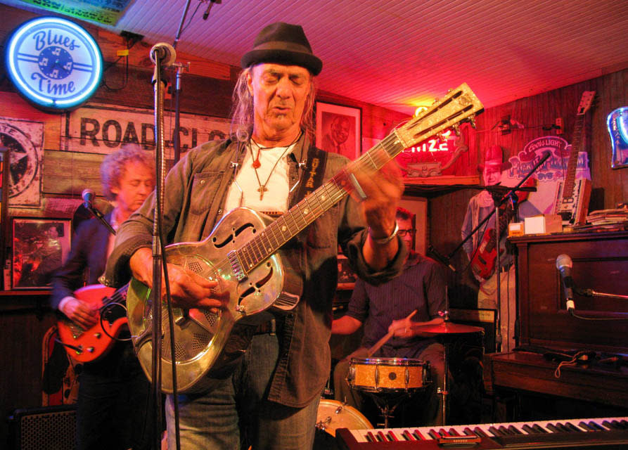 band performing on the stage