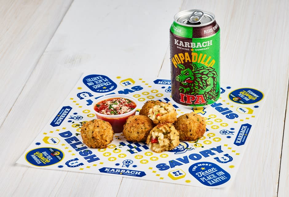 Crab & Mozzarella Arancini State Fair of Texas