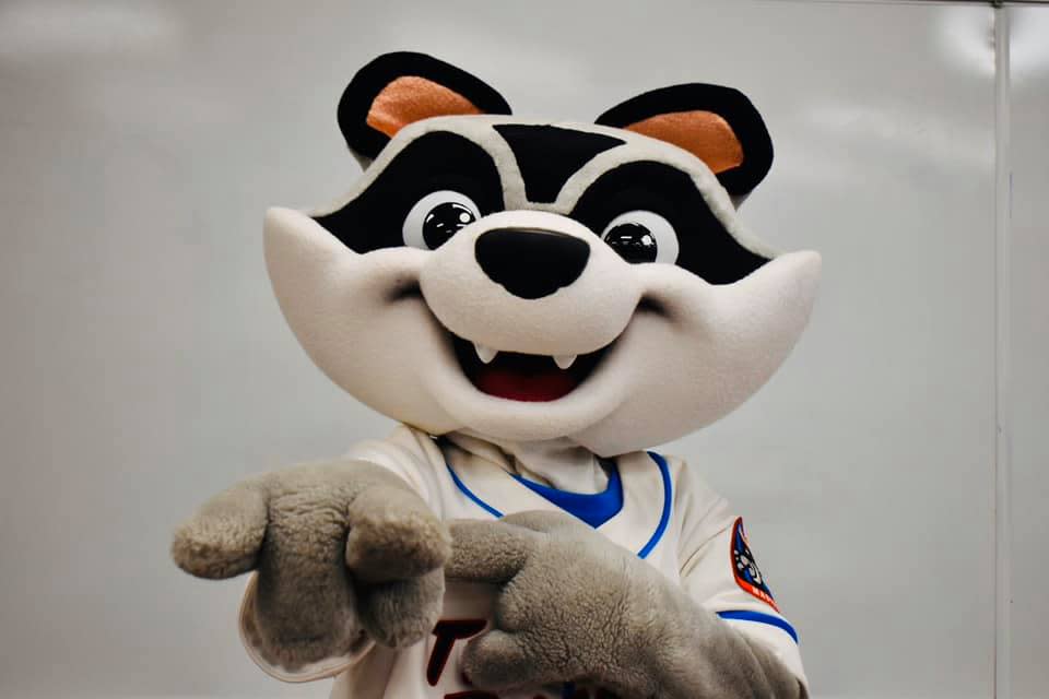 Sprocket Rocket City Trash Panda Mascot