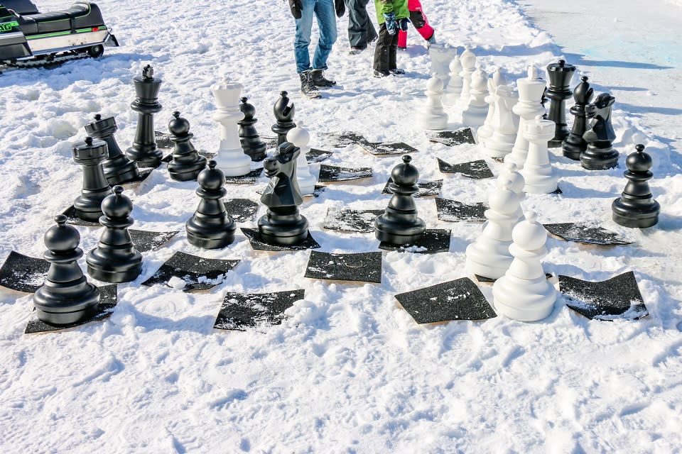 Chess at the Brant Lake Winter Carnival
