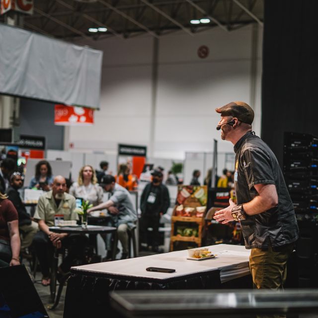 Chef demonstration during the RC Show trade even