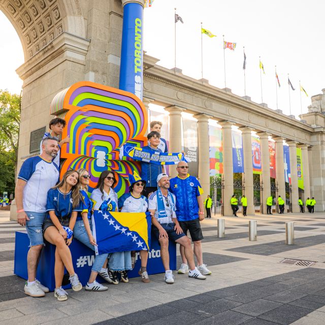 World Cup Instalment at Princes' Gates