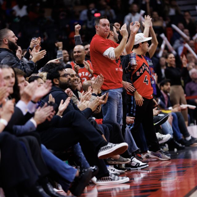Raptors Courtside Seating