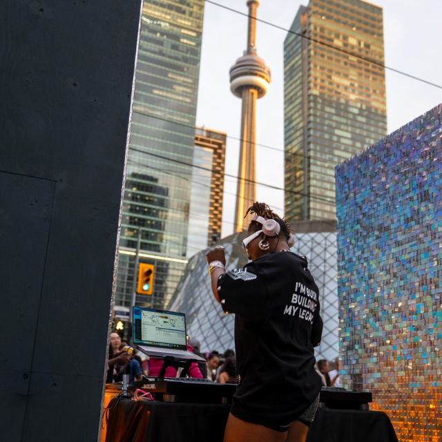 Artist DJ-ing at the 2026 Toronto International Film Festival (TIFF)