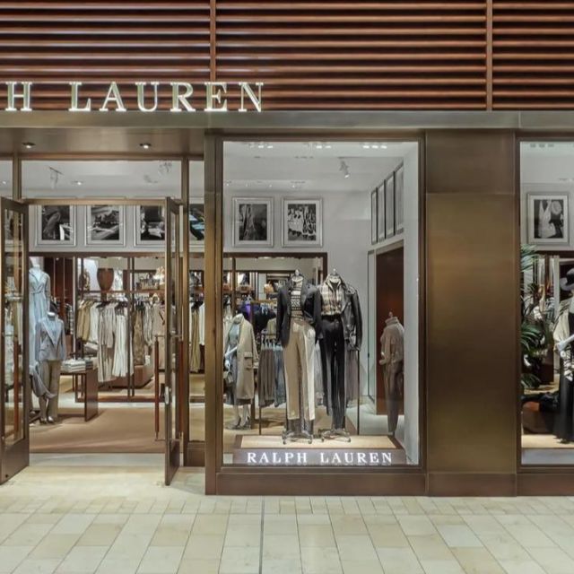 Exterior of Ralph Lauren storefront at Yorkdale Shopping Centre in Toronto