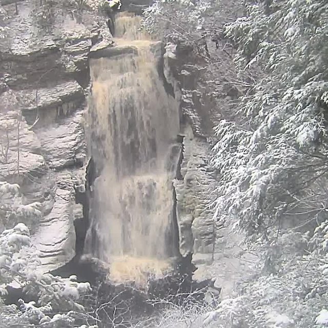 Bushkill Falls in the Pocono Mountains