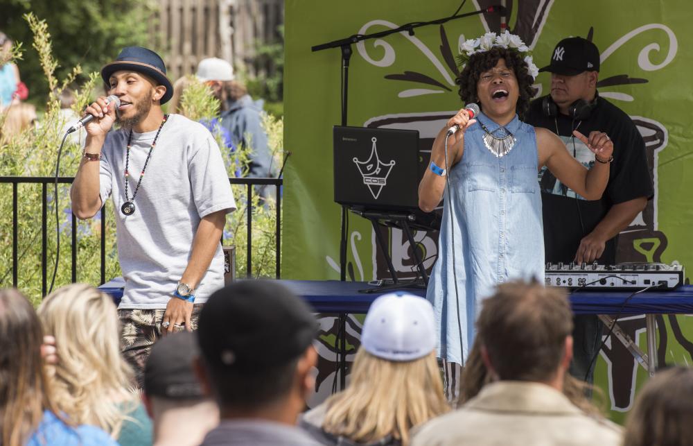 Two Performers at Small Batch Festival 