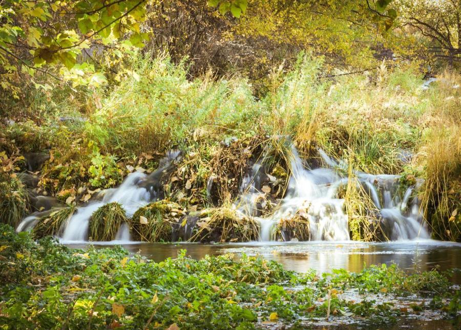 Cascade Springs During the Fall Time