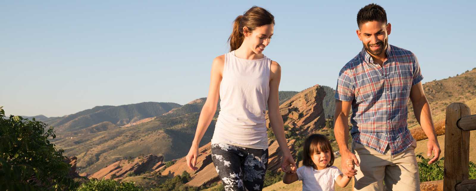 Red Rocks family hiking