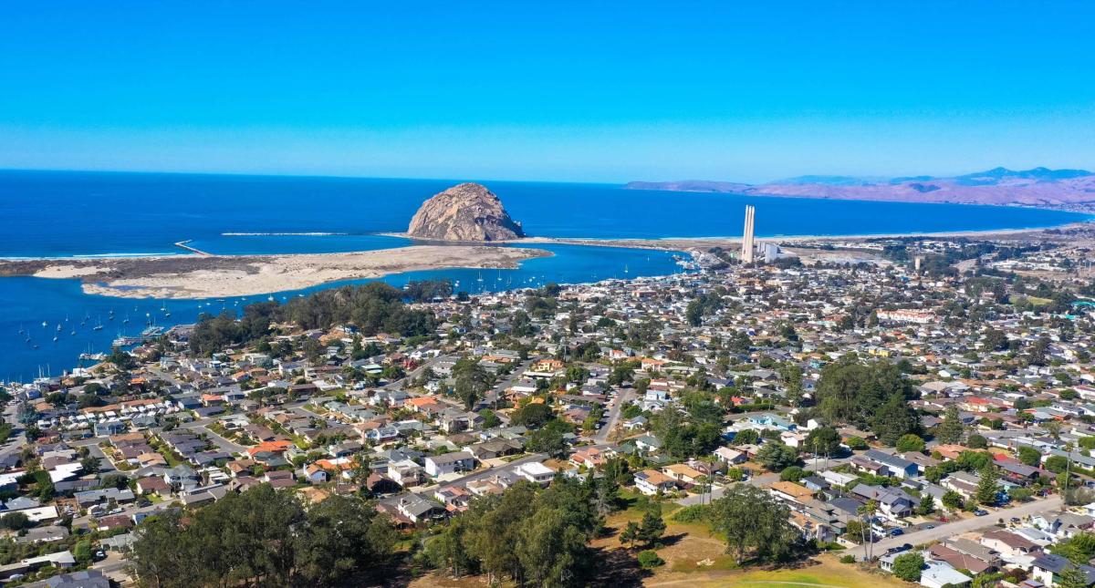 Aerial Morro Rock