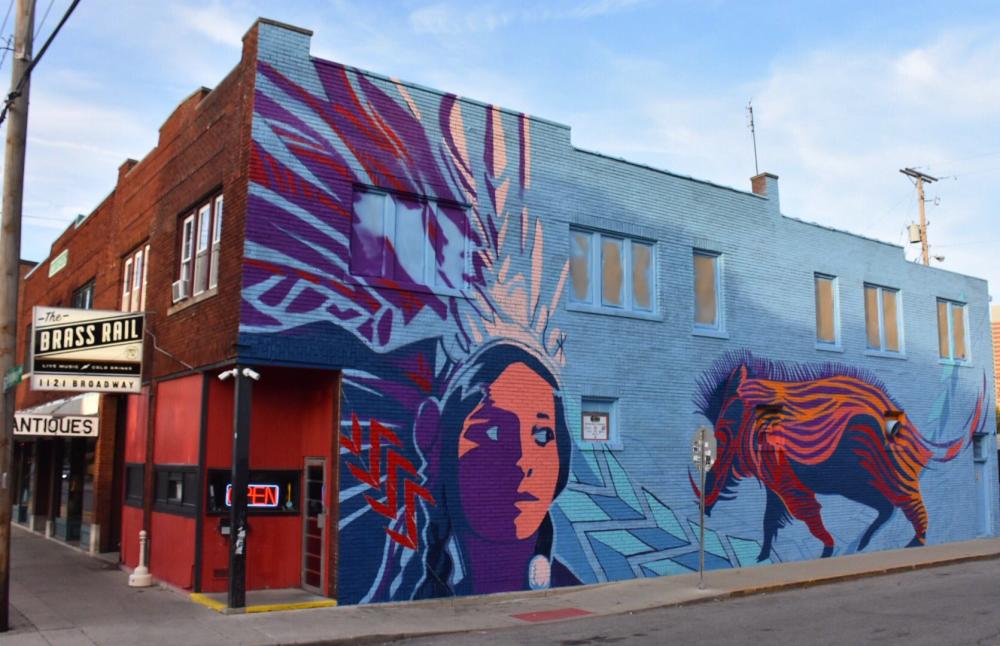 Wild Boar Mural - Brass Rail - Fort Wayne, IN