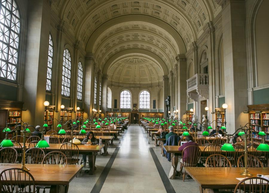 Boston Public Library Bates Hall