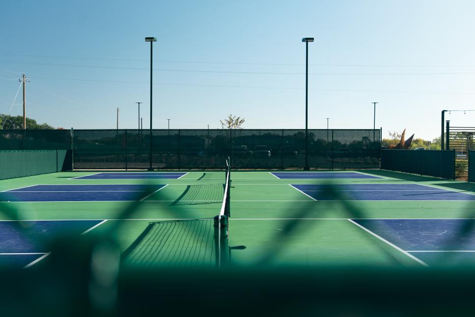 Pickleball court