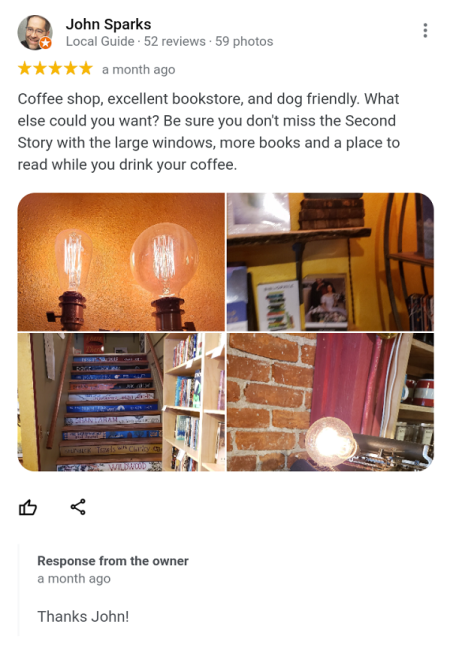Engagement example with followers