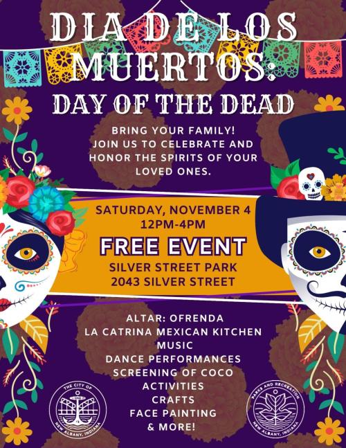 Día de los Muertos Day of the Dead New Albany